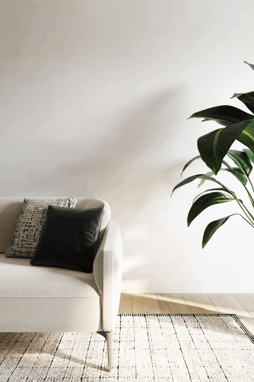 Рельефные панели рейки для декора стен в скандинавском стиле