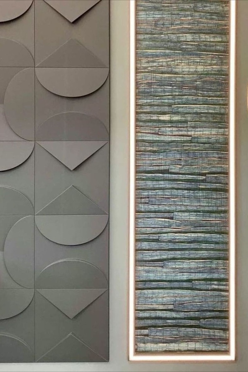 Акценты из панелей вместо обоев